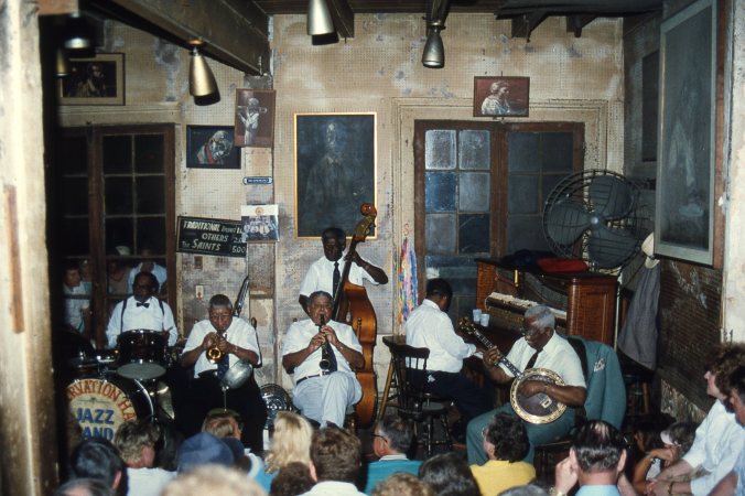 Preservation Hall, New Orleans, 1987